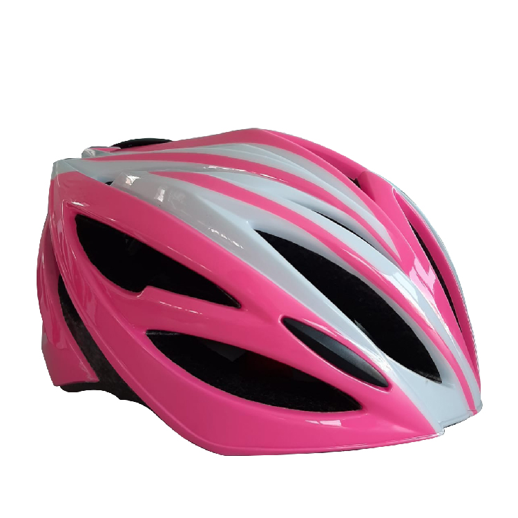 Bicycle Helmet, SK324 Pink-White